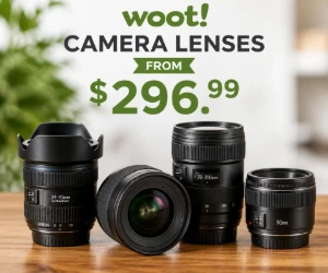 Camera Lenses From $296.99 at Woot - Upgrade the Glass for Less
