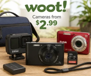 Cameras at Woot From $2.99 for Travel, Kids & Backup Use