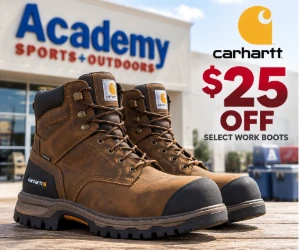 Carhartt Work Boots $25 Off at Academy Sports + Outdoors