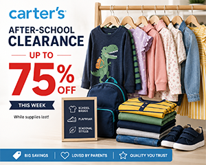 Carter’s After-School Clearance: Up to 75% Off