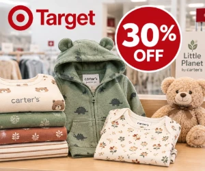 Carter’s Baby Clothing 30% Off at Target - Fall Styles for Less