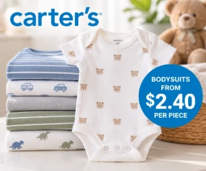 Carter’s Bodysuits From $2.40 Per Piece - Stock Up for Less
