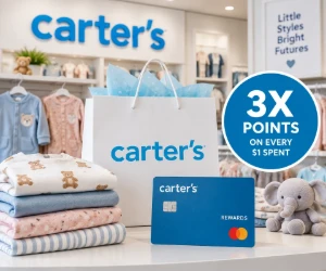 Carter's Credit Card Bonus: Earn 3X Points on Every $1 Spent