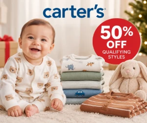Carter’s Early Black Friday Sale: 50% Off, Bodysuits From $2.40, Outfit Sets From $9 & More