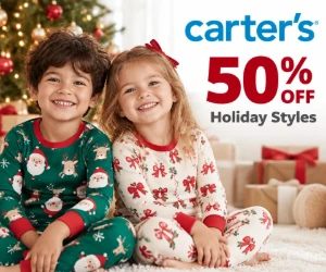 Carter’s Holiday Styles 50% Off - Start Holiday Shopping Early