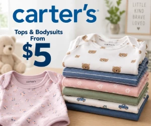 Carter’s Tops & Bodysuits From $5 - Everyday Kids’ Basics at Easy Prices
