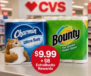 Charmin & Bounty for $9.99 + $8 ExtraBucks at CVS
