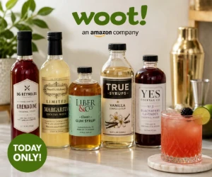 Cocktail Mixers & Simple Syrups at Woot - Home Bar Restock for Less