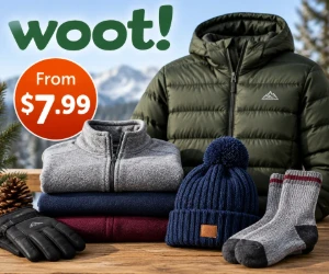 Cold-Weather Gear at Woot From $7.99 - Get Ahead of Cooler Weather for Less