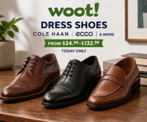 Cole Haan, ECCO & More Dress Shoes at Woot - Polished Footwear for Less