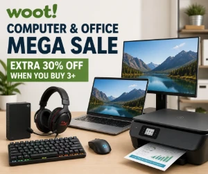 Computer & Office Mega Sale at Woot + Extra 30% Off When You Buy 3+