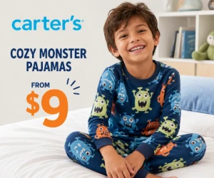 Cozy Monster Pajamas From $9 at Carter’s - Fun Sleepwear for Less