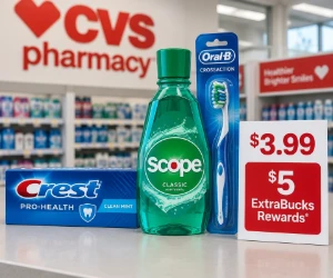 Crest, Scope & Oral-B at CVS for $3.99 + $5 ExtraBucks Rewards