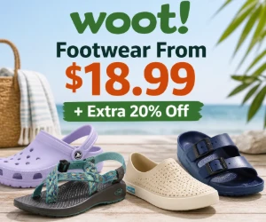 Crocs, Chacos, Natives & More at Woot From $18.99 + Extra 20% Off
