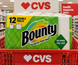 CVS Bounty Paper Towels: 12 Double Rolls for $11.99 + ExtraBucks Deals