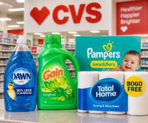 CVS Deals: Dawn $4.99 + $8 ExtraBucks, Gain $9.99 + $8 Rewards, Pampers 2 for $20 & More