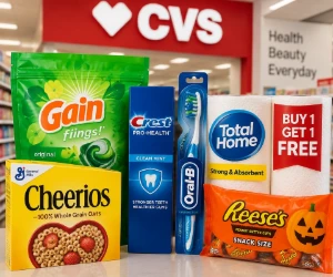 CVS Deals: Gain Flings $9.99 + $8 ExtraBucks, Crest & Oral-B $3.99 + $5 Rewards, Total Home BOGO Free & More