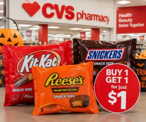 CVS Halloween Candy BOGO: Buy 1, Get 1 for Just $1