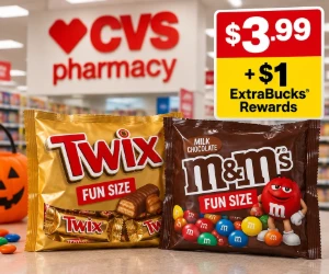 CVS Mars Candy Deals: Treat-Size Twix & M&M's for $3.99 + $1 ExtraBucks