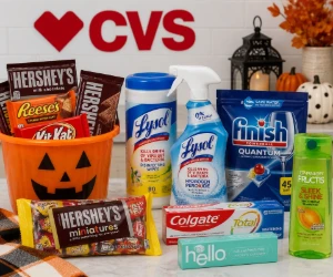 CVS Mixes Halloween Treats With Everyday Savings: BOGO 50% Hershey’s, BOGO Free Lysol & Finish &