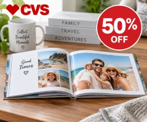 CVS Photo Books 50% Off: Turn Your Favorite Memories Into Keepsakes