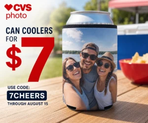 CVS Photo Can Coolers for $7