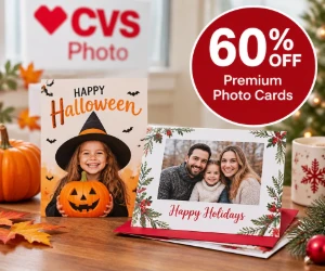 CVS Photo Premium Cards: 60% Off for Halloween & Holiday Greetings
