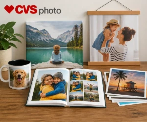 CVS Photo Turns Photos Into Cheap Gifts & Wall Art: Buy 1 Get 2 Free Prints, 70% Off Posters & More