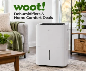 Dehumidifiers & Home Comfort Deals for Damp Fall Days at Woot