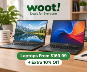 Dell & Lenovo Laptops From $169.99 + Extra 10% Off With Code