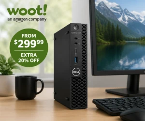 Dell OptiPlex 7070 Micro Desktop PCs at Woot From $299.99 + Extra 20% Off