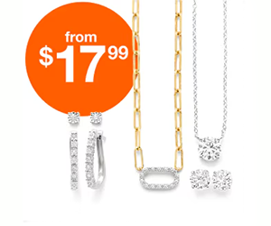 Diamonds or Gemstone Jewelry at JCPenney From $17.99