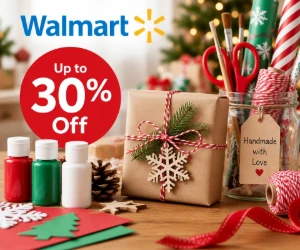 DIY Christmas Gifts & Crafting Essentials Up to 30% Off at Walmart