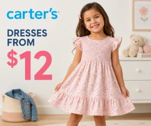Dresses From $12 at Carter’s - Cute Kids’ Styles for Less
