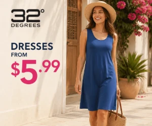 Dresses From $5.99 at 32 Degrees - Closeout Styles for Less Than a Casual Lunch
