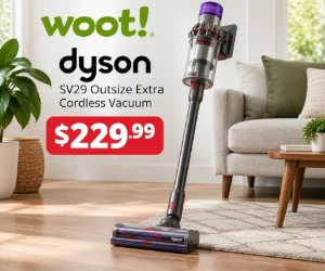Dyson SV29 Outsize Extra Cordless Vacuum for $229.99 at Woot