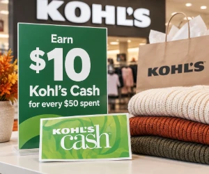 Earn $10 Kohl's Cash for Every $50 Spent