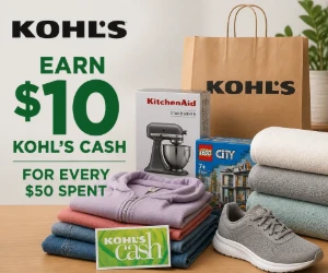 Earn $10 Kohl’s Cash for Every $50 Spent - Stack Value on a Bigger Haul