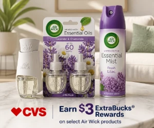 Earn $3 ExtraBucks on Air Wick at CVS - Home Fragrance for Less