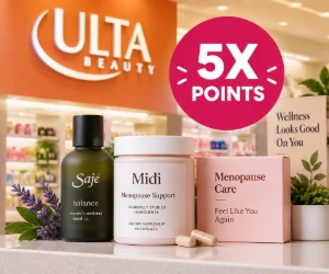 Earn 5X Points on Menopausal Care at Ulta Beauty