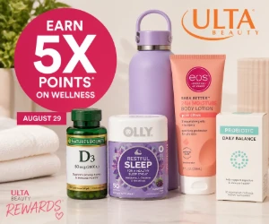 Earn 5X Points on Wellness at Ulta Beauty - Get More Back on Routine Restocks