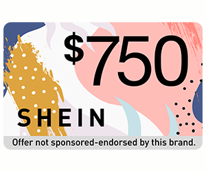 Earn $750 Toward SHEIN