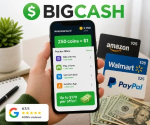 Earn Cash & Gift Cards With BigCash