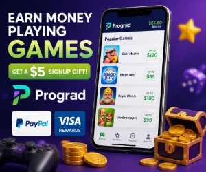 Earn Money Playing Games With Prograd