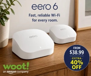eero 6 Mesh Wi-Fi Routers From $38.99 at Woot + Extra 40% Off