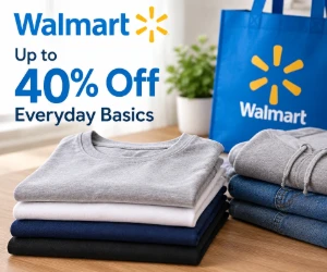 Everyday Basics Up to 40% Off at Walmart