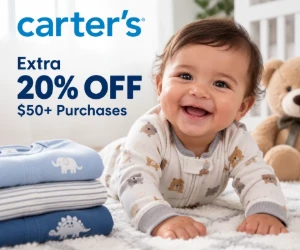Extra 20% Off $50+ Purchases at Carter’s