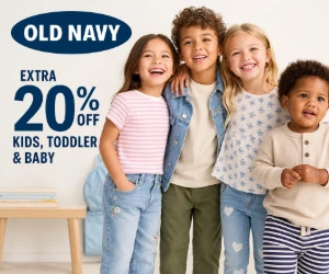 Extra 20% Off Kids, Toddler & Baby at Old Navy