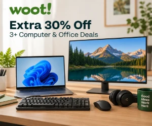 Extra 30% Off 3+ Computer & Office Deals at Woot