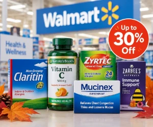 Fall Allergy & Immunity Products Up to 30% Off at Walmart